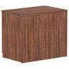 Alera Valencia Series Storage Cabinet, 34"x22 3/4"x29 1/2", Modern Walnut