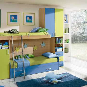 Modern Italian Kids Bedroom Composition VV S002BG - $2,359.00