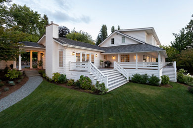 Example of a classic exterior home design in Seattle
