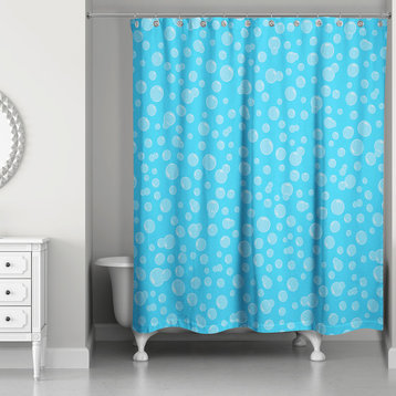 Bubbles  71x74 Shower Curtain