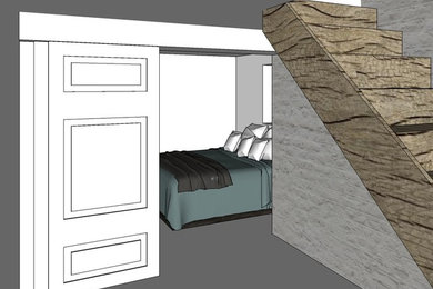 Inspiration for a modern home design remodel in Other