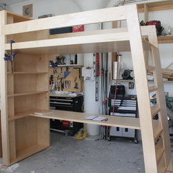 Maple loft bed with desk - Products