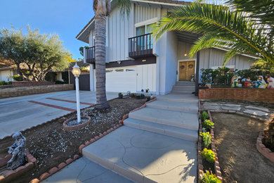 Example of an exterior home design in San Diego