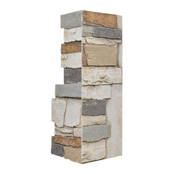 144-BRECKENRIDGE DEEP WIDE STACKED CORNER 24"H X 11"W X 1 1/4"D - Wall Panels