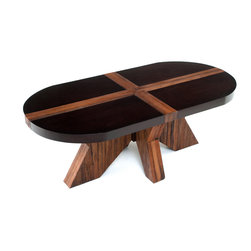 Reclaimed Wood Oval Dining Table - Dining Tables