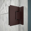 DreamLine Unidoor 48-49"W Hinged Shower Door with Shelves in Oil Rubbed Bronze