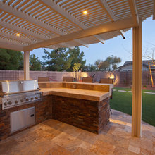 BBQ backsplash