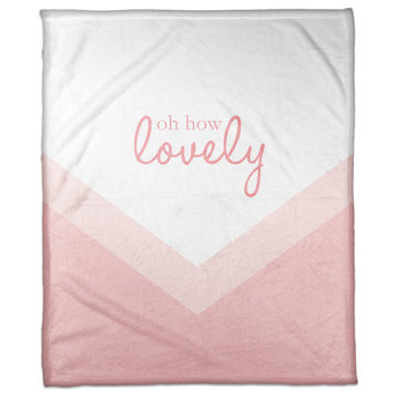 Oh How Lovely 50x60 Coral Fleece Blanket