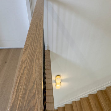 Project #144 | Slightly Curved Transitional Staircase
