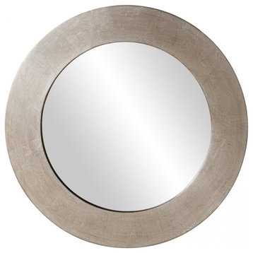 Sonic Silver Round Mirror