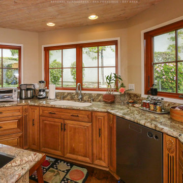 Wood Windows in Spectacular Kitchen - Renewal by Andersen San Francisco Bay Area