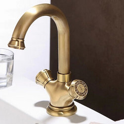 new arrival brass basin mixer two handles rotatable undercounter basin Faucet T1 - Bathroom Sink Faucets