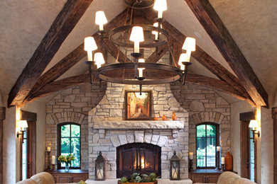 Example of a living room design in Other