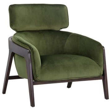 Leeto Lounge Chair Moss Green