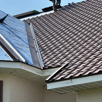 Metal Barrel Tile Roof Replacement in Tazewell