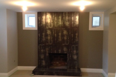 Inspiration for a contemporary home design remodel in Toronto