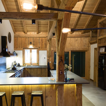 Cuisine en vieux bois