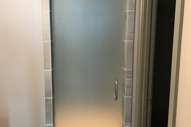 Acid Edge Glass Shower Door