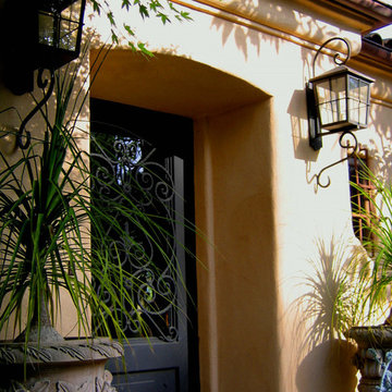Hacienda Iron Door Entrance in Montecito