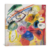 "Black Lines" Wrapped Canvas Art Print, 37x37x1.5