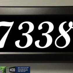 Address LED  - illuminated house numbers - House Numbers