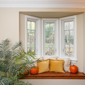 Window Seat with Three New Casement Windows