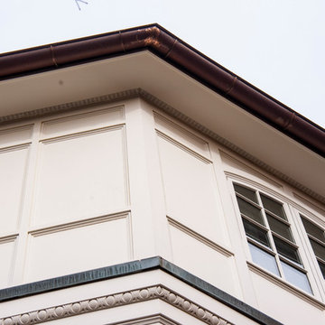 Cedar Shake Shingles with Copper Flashings