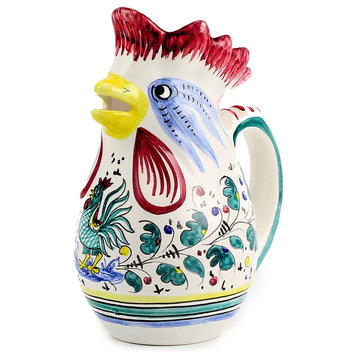 Orvieto, Rooster of Fortune Pitcher (1 Liter - 34 Oz. - 1 Qt)