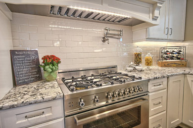 Example of a tuscan kitchen design in Other