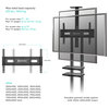 ONKRON Mobile TV Stand with Wheels Rolling TV Cart for 50-83" TVs up to 200 lbs
