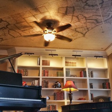 Ceiling wallpaper projects from '05 to the present