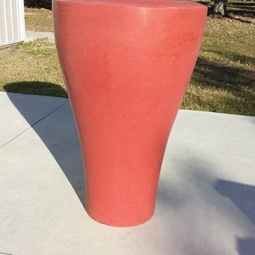 Exotic Red Vases