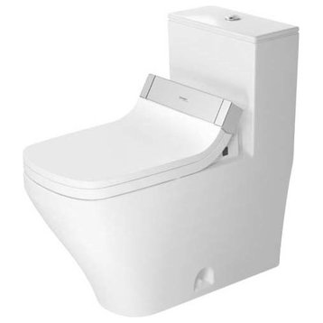 Duravit Durastyle One-Piece Toilet for SensoWash, Dual Flush Top Button, White
