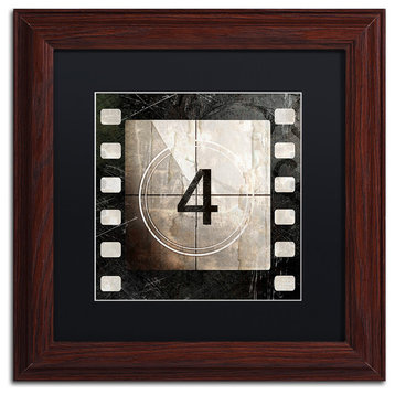 Color Bakery 'Vintage Countdown IV', Wood Frame, Black Mat, 11x11