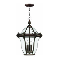 hinkley lighting hinkley san clemente 3 light copper bronze outdoor foyer hall fixture