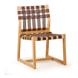 Wintons Teak Salma Strap Chair - Outdoor Dining Chairs