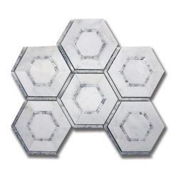 Charisma Carrara Bella with Pearl Gray, 8 5/16" x 10 13/16" Part #: MB1604-CHARH - Products