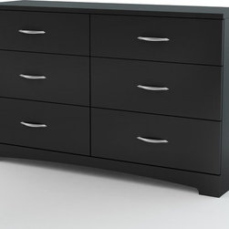 Step One Collection, 6 Drawer Triple Dresser - Kitchen Drawer Organizers