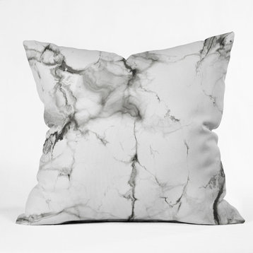 Chelsea Victoria Marble Throw Pillow, 18"x18"