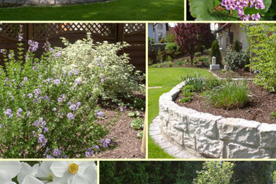Design ideas for a landscaping in Dresden.
