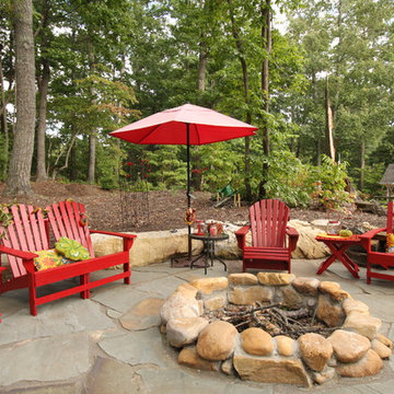 Outside gathering space
