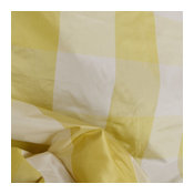 Alexandria Maize Yellow Silk Check Fabric