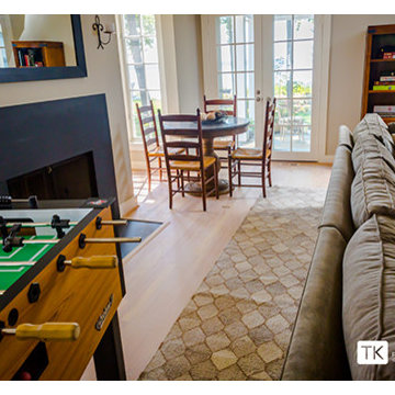 Select Oak Hardwood Finished in Cotton White Stain