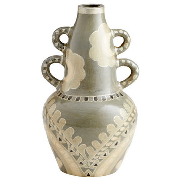 Cyan Rocky Valley Vase 10681, Olive Green