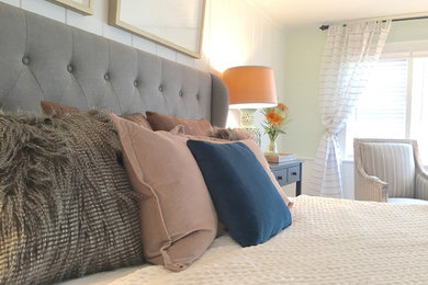 Inspiration for a coastal bedroom remodel