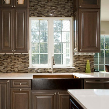 Creative Use of Wood, Copper, Quartz Creates Dazzling Kitchen Renovation
