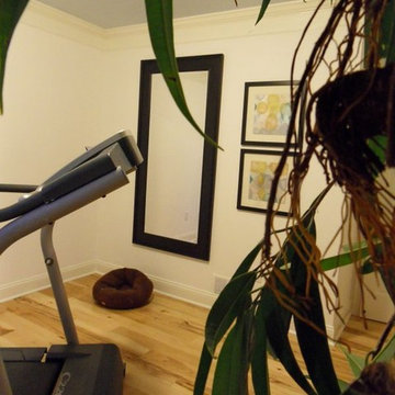 Yoga, exercise room
