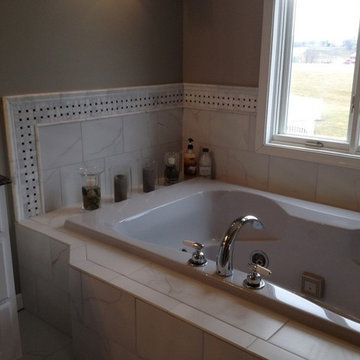 White Marble Bathroom Remodel