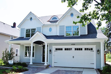 Traditional exterior home idea in Chicago