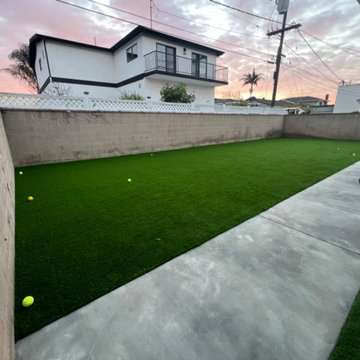 Pet-Friendly Backyard with Artificial Turf Lawn | Torrance, CA